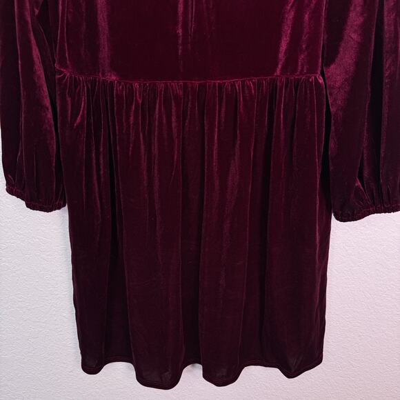 AMADI Greta Velvet Dress Womens Large Anthropologie Holiday Party Christmas NEW - Picture 5 of 13